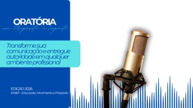 ORATÓRIA com Propósito e Impacto na Fala - 2026 (Goiânia/GO) em Goiânia