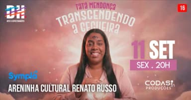 Tatá Mendonça em "Transcendendo a Cegueira" - Ilha do Governador em Rio de Janeiro