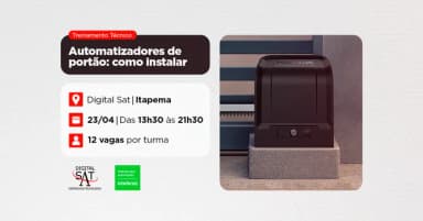 Treinamento Técnico - Automatizadores de Portão: como instalar | Itapema em Itapema